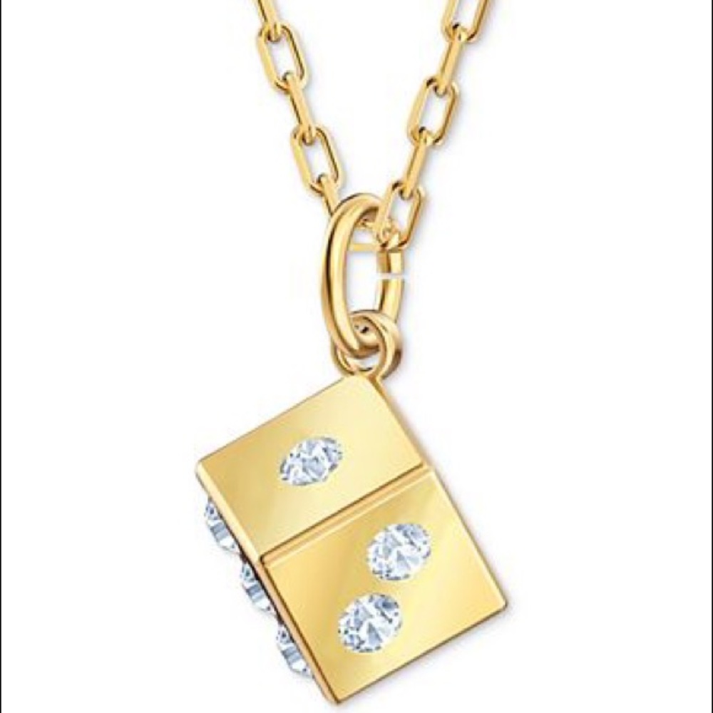 Swarovski Dice Necklace brand new in box - Picture 2 of 5